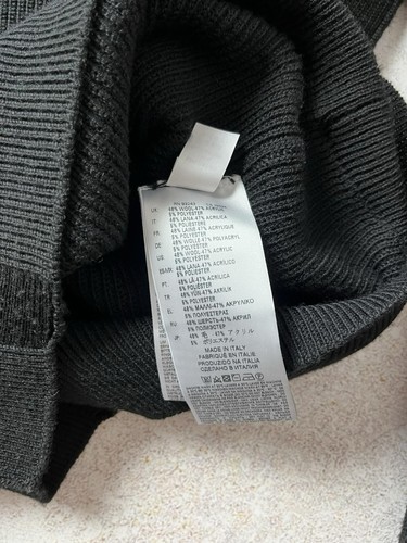 RRP 400$ Diesel Black Gold Distressed Sweater Men’s 00SFAE BGKJJ 900 Size L - 第 9/11 張圖片