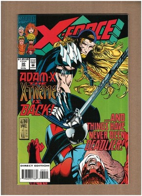X-Force #30 Marvel Comics 1994 Tony Daniel CABLE ADAM THE X-TREME NM- 9.2