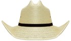NEW Sun Body Cowboy Hat 7 5/8 Palm Leaf Handcrafted Guatemala 4” UV cattleman — photo 3