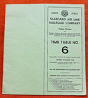 1962 Seaboard Railroad Virginia Division Railway Timetable Hamlet Sumter Andrews — photo 1