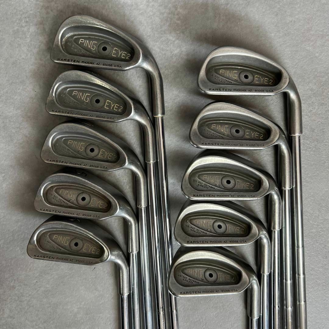 いんとよー　【2点】 PING) Iron Set 10 Piece EYE2 2-9i・W・SW Golf Clubs From Japan