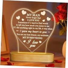 Gifts for Him, I Love U to My Husband's Gifts with Warm Light for Home Decor,