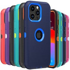 For iPhone 15 Pro Max 14 13 Pro 12 11 XR XS MAX Case Heavy Duty Shockproof Cover