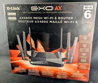 D-Link AX4800 Mesh Wi-Fi Router 6-Stream Dual Band FACTORY SEALED