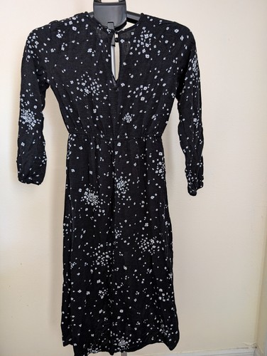 art class girls floral long sleeve walk through jumpsuit dress Size L 10-12 - Picture 12 of 17