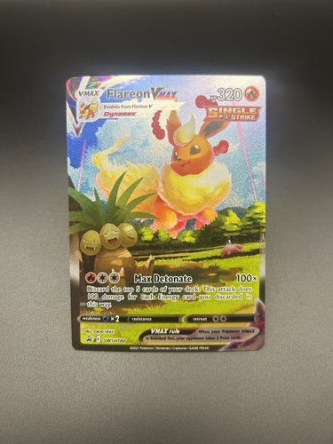 2024 Pokemon Sword & Shield Promos Flareon VMAX Holo #SWSH180