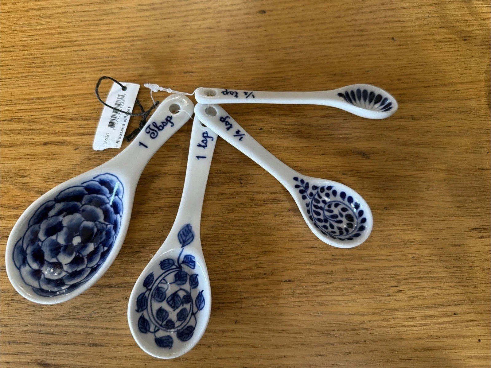 Ten Thousand Villages Pottery Measuring Spoons