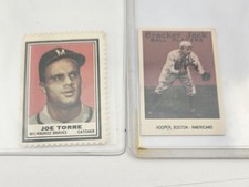 Vintage Baseball Card Lot Joe Torre Stamp + Cracker Jack Reprint Harry Hooper