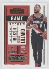 2020-21 Panini Contenders Game Ticket Bronze Damian Lillard #17 06z8