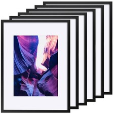 11x14 Picture Frames Set of 6, Gallery Wall Frame Set Display Photo 8 x 10 wi...