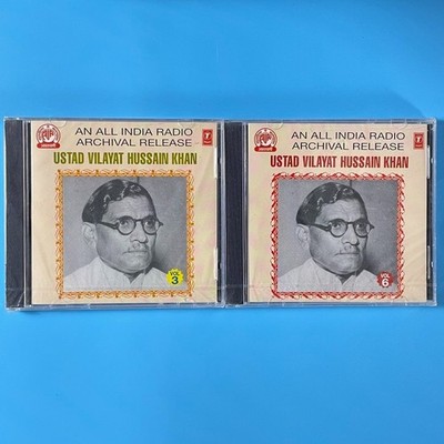Ustad Vilayat Hussain Khan All India Radio Vol 3 & 6 CD Lot - T-Series 1997