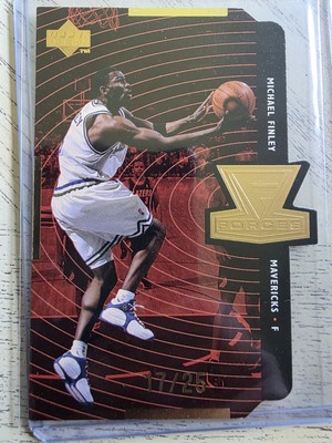 1998-99 Upper Deck - Forces Michael Finley #F30 Gold Quantum Die-Cut /25