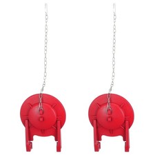 2 Pcs Rubber Toilet Flapper Flush Replacement Drain Valves Seal Tank Cover