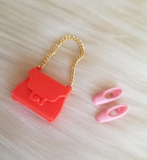VINTAGE TOPPER DAWN GOLD CHAIN RED PURSE  & P...