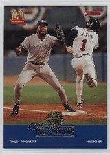 1993 Donruss McDonald's Toronto Blue Jays Great Moments Joe Carter Clincher 0q3