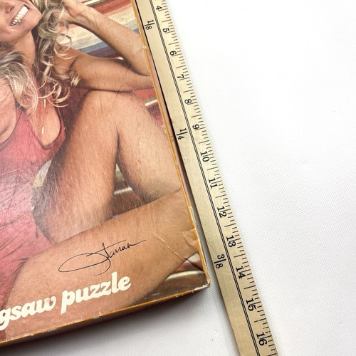 Farrah Fawcett Red Swimsuit Jigsaw Puzzle 1977 Pro Arts Vintage - Picture 15 of 15