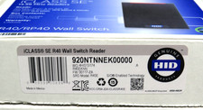 HID 920NTNNEK00000 iCLASS SE R40 Smart Card Wall Switch Reader [CTA]