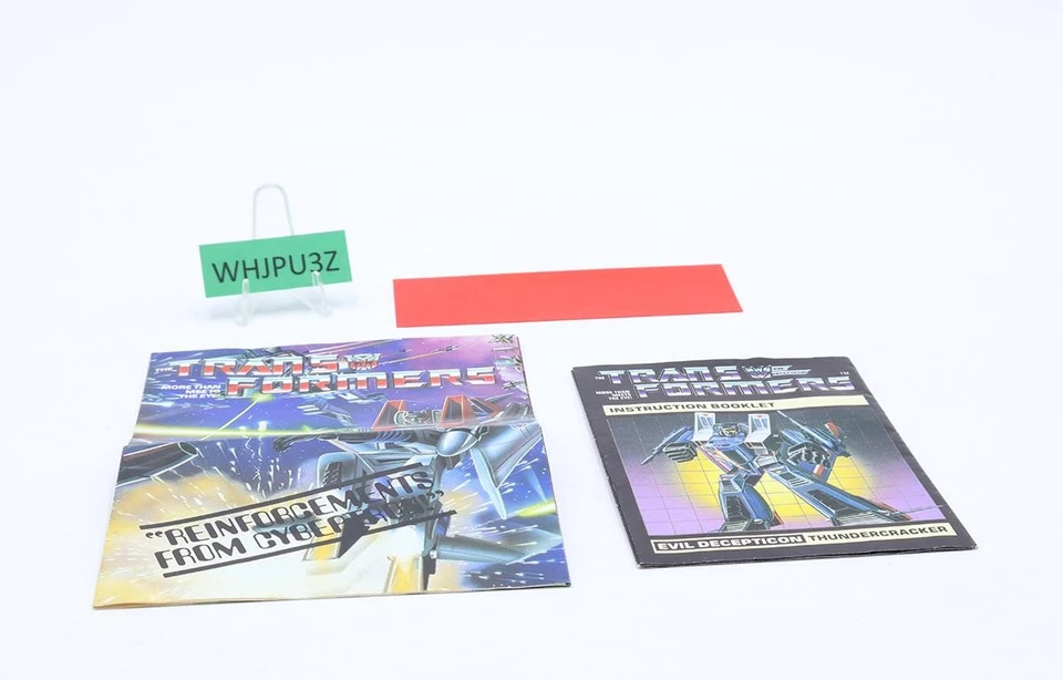Thundercracker 100% Complete W/ BOX G1 Transformers 1984 G1 Vintage Figure - Image 3 of 4