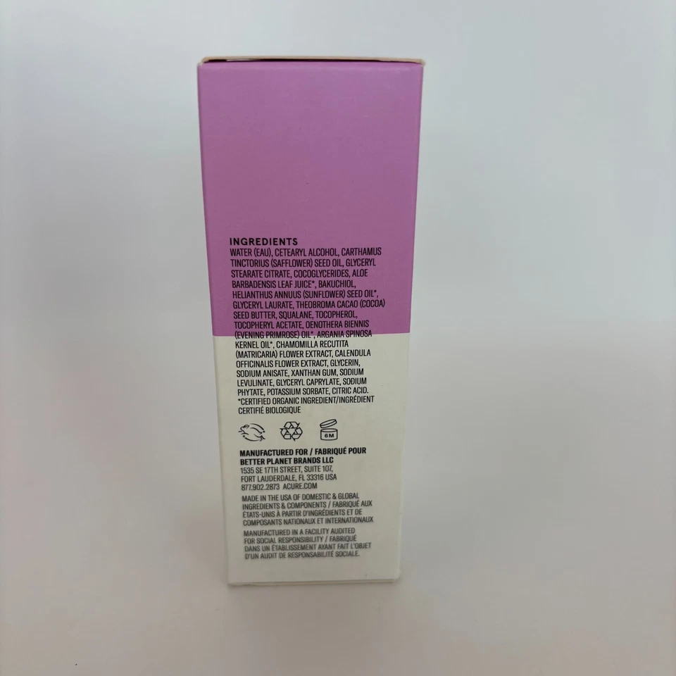 Tratamiento Bakuchiol Rejuvenecedor Radicalmente Durante la Noche Acure 1.7 fl oz Líquido Foto 4 de 4