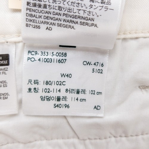 Dockers Perfect Short Men's 40x10.5 Pleated Front Cream Stretch 100% Cotton - Picture 8 of 13
