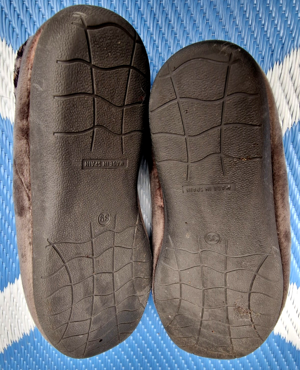 PANTOFOLA D’ORO Pavers 'Pantofole con orlo leopardato in peluche' Paloma suola antiscivolo ultra comoda donna 5 5