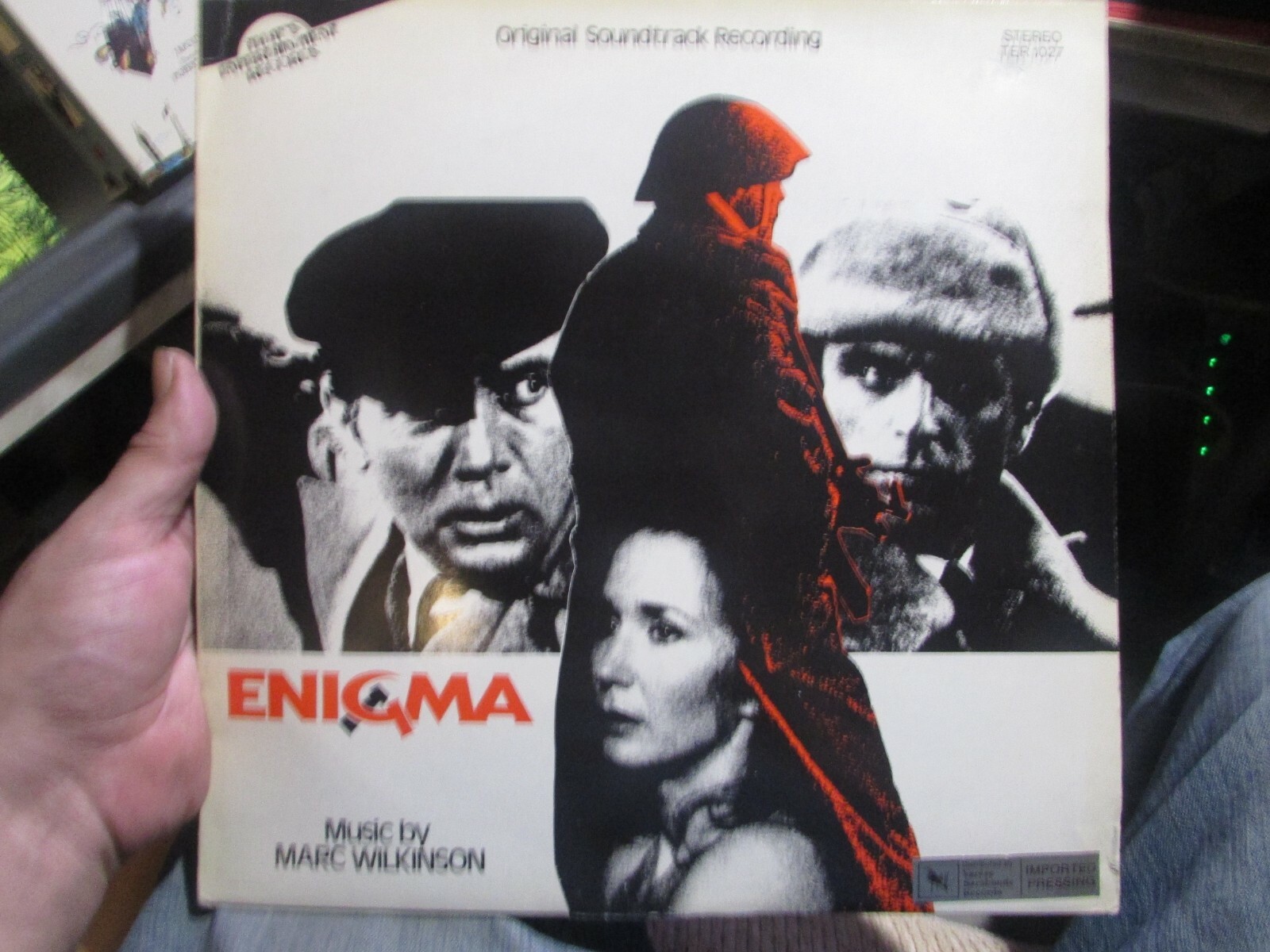 Enigma Original Soundtrack Marc Wilkinson 1982 Release Vinyl LP IMPORTED!