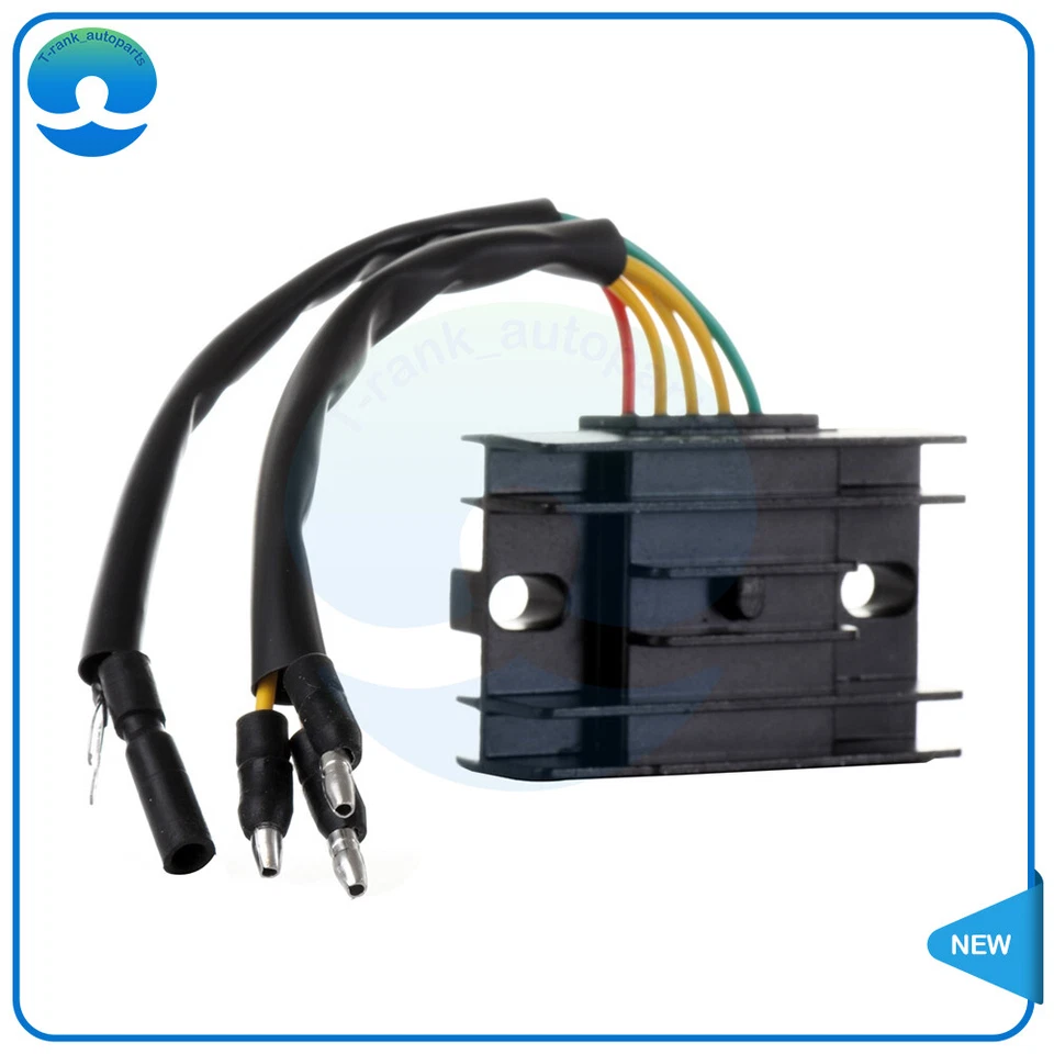 Regulador de voltaje rectificador negro 32800-44040 apto para 1980-1981 Suzuki GS250T Foto 3 de 4