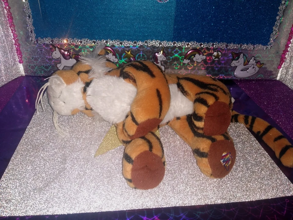 🦄Ganz / Webkinz "Bengal Tiger" HM166 9" Plush! *No Code. - Image 4 of 4