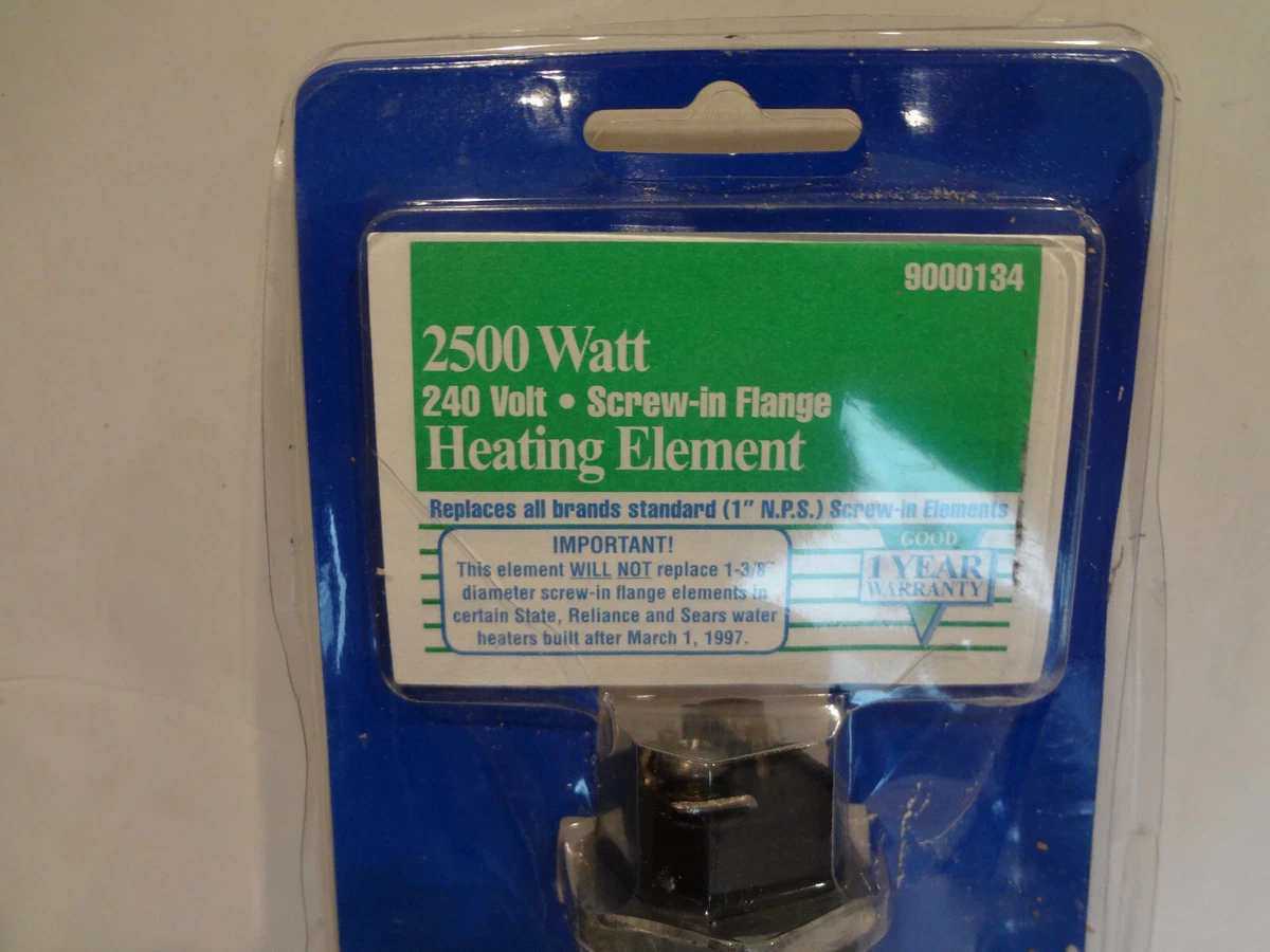 Universal Water Heater Element 2500W, 240V Screw-In flange 9000134 | eBay