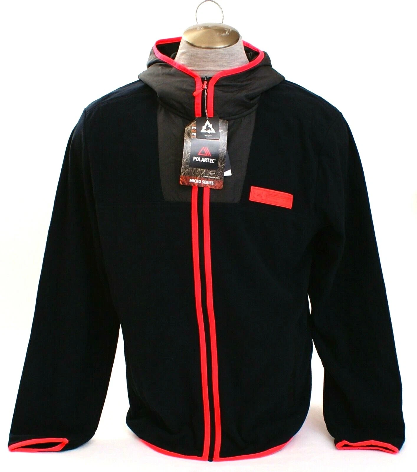 Under Armour Micro Series Black Polartec Full Zip Fleece Hoodie Jacket Men's NWT