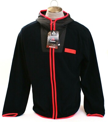 Under Armour Micro Series Black Polartec Full Zip Fleece Hoodie Jacket  Men's NWT