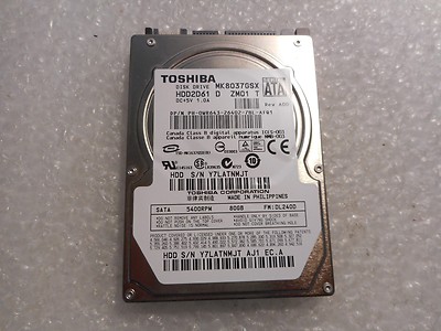 Toshiba 80GB 5400RPM 2.5