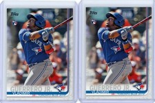 2019 Topps Series 2 Baseball No Number Rookie Vladimir Guerrero Jr. 2 Card Lot