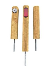 Timber Reflective  Verge Post, 16" or 22" Height Options, Push in Ground 