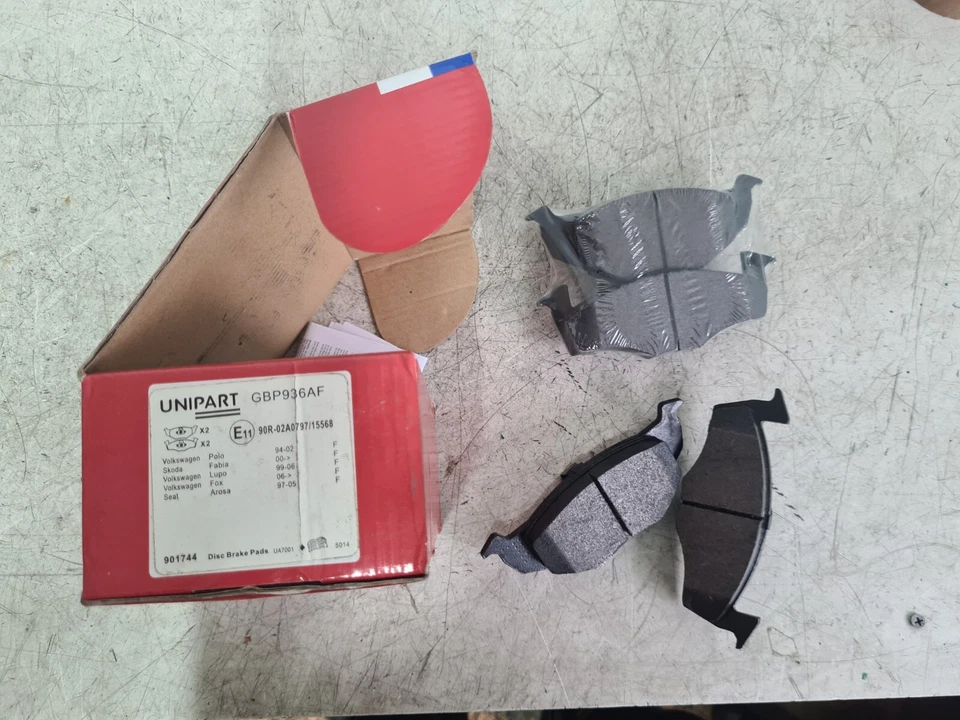 VW POLO LUPO FOX SKODA FABIA SEAT AROSA FRONT BRAKE PADS GBP963AF REF 22