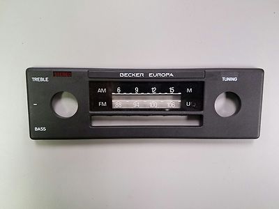Becker Europa Black trimplate