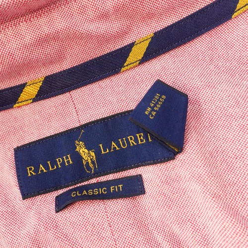 Ralph Lauren Shirt Men 2XL Tall XXL Red Button Down Custom Fit Tall Dress Light - Picture 7 of 12