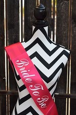 Bride To Be Sash Bachelorette Sash