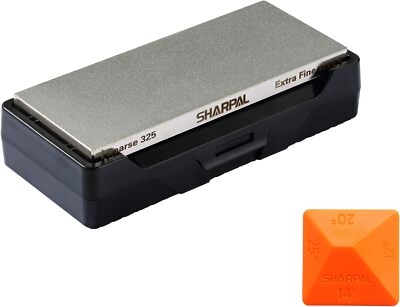 Heavy Duty Knife Sharpener Dual Grit Coarse Extra Fine With Storage Box