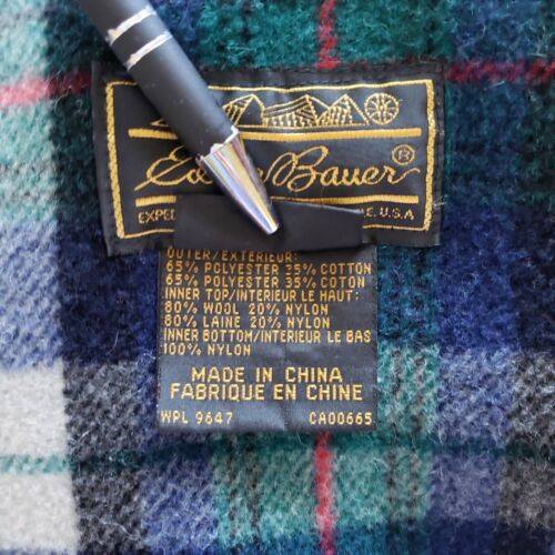Eddie Bauer Classic Vintage Red Field Coat Jacket Men's Size Small Wool Lined - Picture 17 of 18