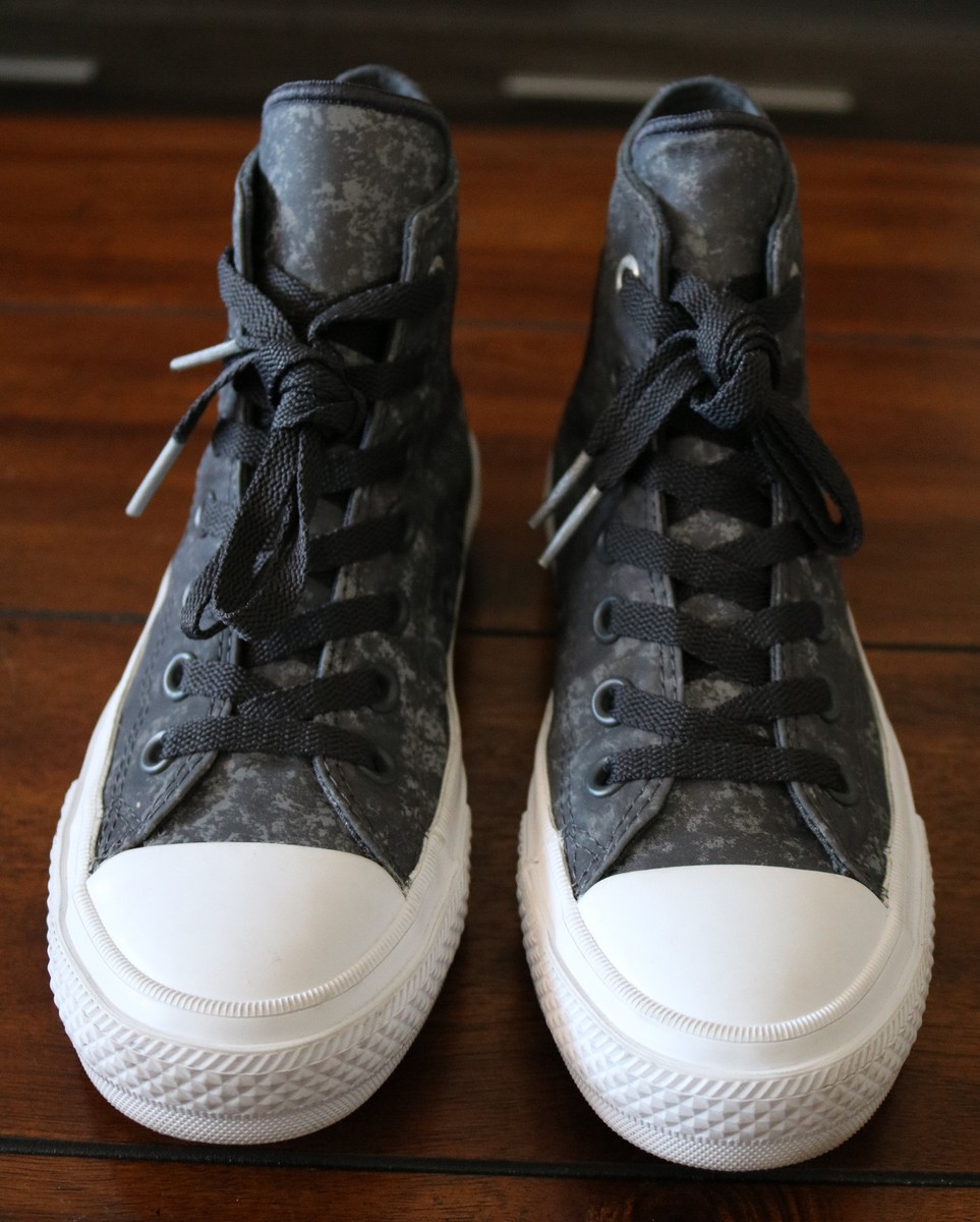 Converse Womens CTAS II HI Reflective Almost Black 153544C Size US