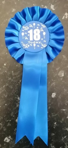 Happy Birthday Rosettes (18,21,30,40)*FREE POSTAGE* - Picture 6 of 12