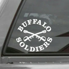 BUFFALO SOLDIERS Vinyl Window Decal Sticker U.S. ARMY 