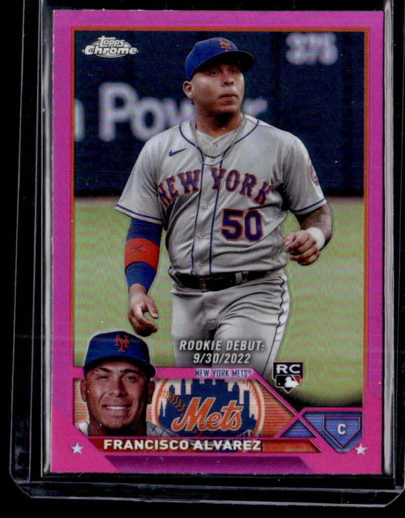2023 Topps Chrome Update Refractor Pink #USC103 Francisco Alvarez NM-MT Mets