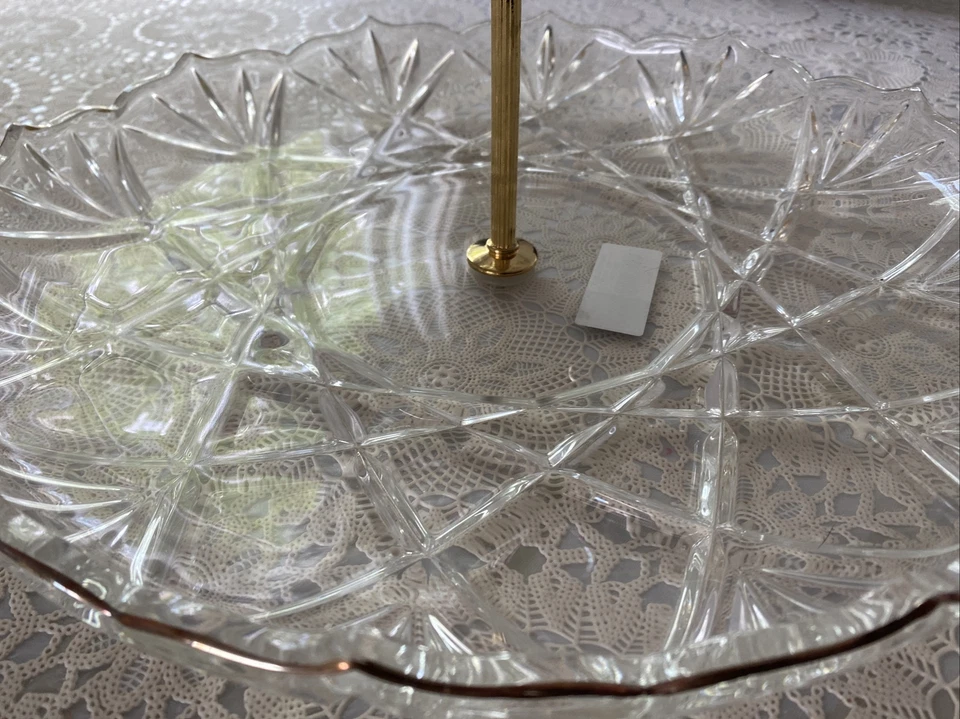 Luxury Two Tier Tidbit Server 9 3/4” Decoration - Image 3 of 4