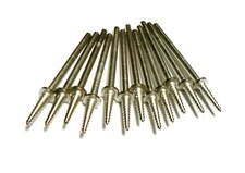 Tapered Threaded Mandrel Screw Thread Head Arbor 3/32" 1 Dz for Rubber Points