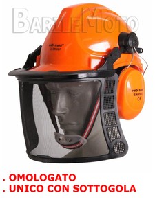 CASCO / ELMETTO PROTETTIVO REGOLABILE OMOLOGATO + CUFFIE + VISIERA UNICO  !!! | eBay
