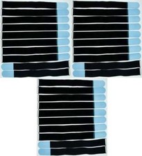 30 x Hook and Loop Cable Ties 500 x 50mm Light Blue Cable Hook and Loop Cable Hook and Loop Hook and Loop