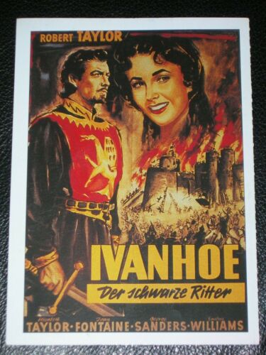 Filmkarte - Cinema - Ivanhoe - Der schwarze Ritter - Bild 1 von 1