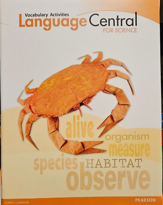 Language Central for Science, Vocabulary Activities, Grade 5, BRAND NEW